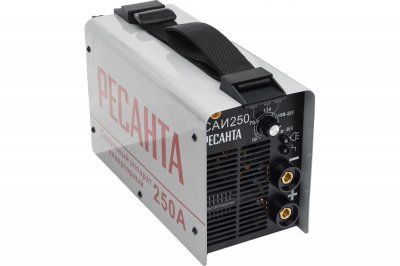 Сварочный инвертор РЕСАНТА САИ 250 (MMA; 9, 5кВт; 10-250А; электрод 5, 0мм; 6, 5кг) (65​/​6)