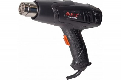 Фен строительный PIT PHG 2000-D (2000Вт; 350-600°С; 350-500л​/​мин; 0, 8кг +кейс)