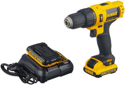 Акк дрель-шуруповерт ударная DeWALT DCD716D2-KS (10, 8В; 1 АКБ; 2, 0Ач; 30Нм; 1, 65кг; кейс)