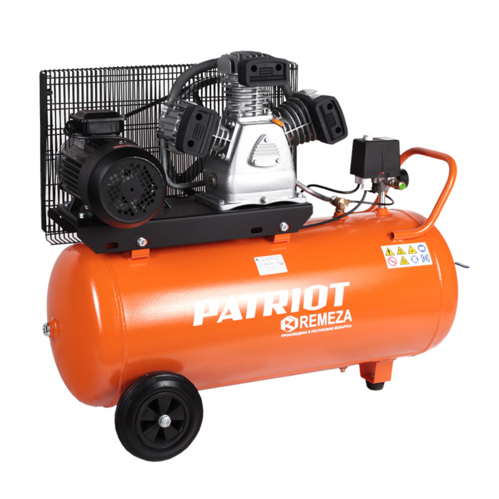 Компрессор ременной PATRIOT REMEZA СБ4​/​С-100LB40 (380В; 3000Вт; 100л; 530л​/​мин; 10бар; 105кг) (52030