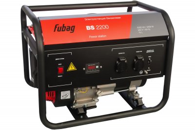 Генератор бензиновый FUBAG BS 2200 (220в; 2-2, 2кВт; бак 15л; 44кг) (431246)