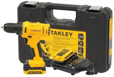 Акк дрель-шуруповерт STANLEY SCD121S2K-RU (12В; 2 АКБ; 1, 5Ач; 26Нм; 1кг; кейс)