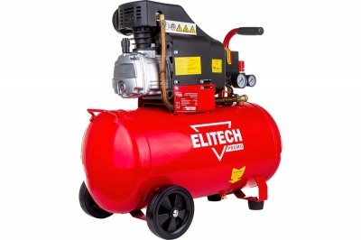 Компрессор масляный ELITECH КПМ200​/​50 ПРОМО (1500Вт; 50л; 200л​/​мин; 8бар; 32кг) (199624)