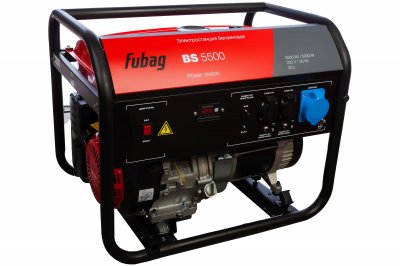 Генератор бензиновый FUBAG BS 5500 (220в; 5-5, 5кВт; бак 25л; 82кг) (838795)