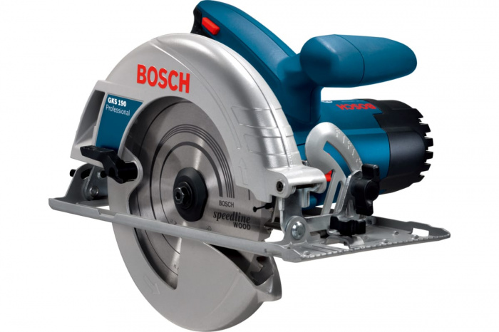 Пила дисковая BOSCH GKS 190 (1400Вт; 5500об​/​мин; диск 190х30мм; 4, 2кг) (0601623000)