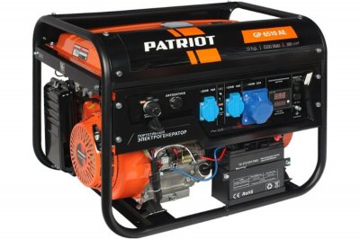 Генератор бензиновый PATRIOT GP 6510 АE (220в; 5-5, 5кВт; бак 25л; 82кг) (474101580)