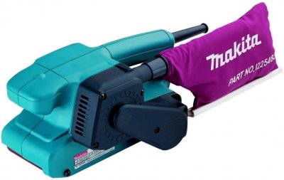 Шлифмашина ленточная сетевая MAKITA 9910K (650Вт; 76х457мм; 270м​/​мин; кейс)