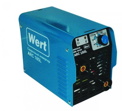 Сварочный инвертор WERT ARC 185L (MMA; 3, 5кВт; 10-180А; электрод 4, 0мм; 3, 5кг)