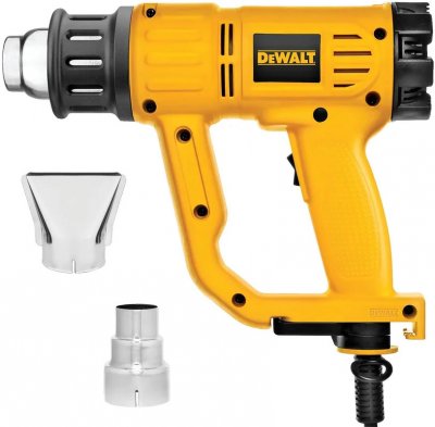 Фен строительный DeWALT D26411-KS (1800Вт; 50-600°С; 250-450л​/​мин; 0, 8кг)
