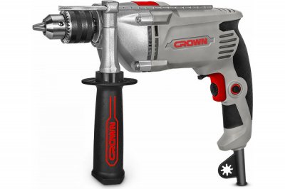 Дрель с ударом CROWN CT10130 (810Вт; ЗВП 13мм; 2800об​/​м; 2, 1кг)