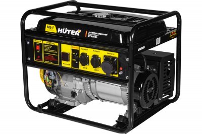 Генератор бензиновый HUTER DY9500L (220в; 7, 5-8кВт; бак 25л; 77кг) (64​/​1​/​39)