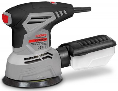 Шлифмашина эксцентриковая CROWN CT13560V (125мм; 300Вт; 6000-13000об​/​мин; 1, 5кг)