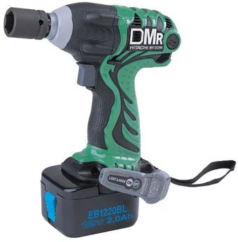 Акк. гайковерт HITACHI WR12DMR (12В; 1 АКБ; 3, 3Ач; 1​/​2″; 160Нм; 1, 6кг +кейс)