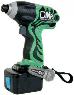 Акк шуруповерт ударный HITACHI WH12DMR (Ni-Mh; 12В; 2 АКБ; 2, 6Ач; 130Нм; 1, 6кг; кейс)