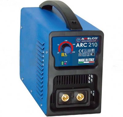 Сварочный инвертор AWELCO ARC 210 (MMA;  15-180А; электрод 4, 0мм; 14кг)