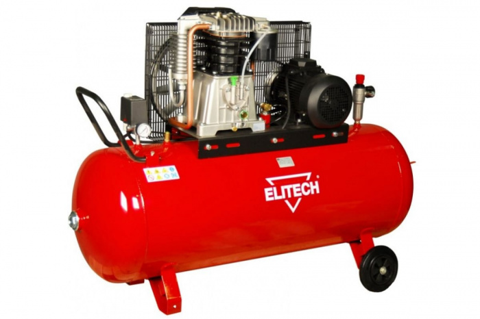 Компрессор ременной ELITECH КР270​/​AB858​/​5.5T (380В; 5500Вт; 270л; 850л​/​мин; 10бар; 180кг) (181520)