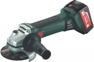 Акк. УШМ METABO W18LTX125 Quick (125мм; 18В; 2 АКБ; 4, 0Ач; 2, 4кг) (602174610)