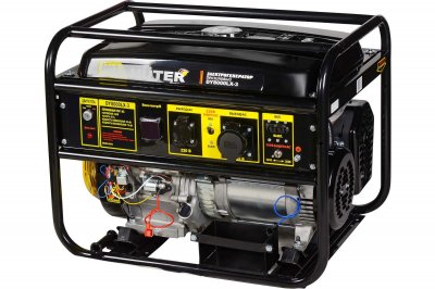 Генератор бензиновый HUTER DY8000LX-3 (220​/​380в; 6, 5-7кВт; бак 25л; 75кг) (64​/​1​/​28)