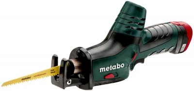 Акк. пила сабельная METABO PowerMaxx SSE 12ВL (12В; без АКБ и ЗУ; 0-3000ход​/​мин; 1, 6кг) (602264500)