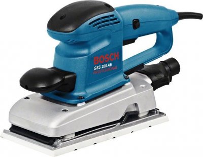 Шлифмашина вибрационная BOSCH GSS 280 AE (330Вт; 5500-11000об​/​мин; 2, 6кг) (0601293688)