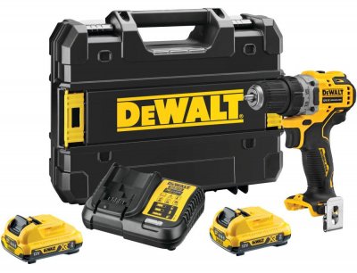 Акк дрель-шуруповерт DeWALT DCD701D2-QW бесщ (12В; 2 АКБ; 2, 0Ач; 57, 5Нм; 0, 87кг; кейс)