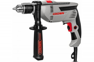 Дрель с ударом CROWN CT10129 (750Вт; ЗВП 13мм; 2800об​/​м; 1, 9кг)