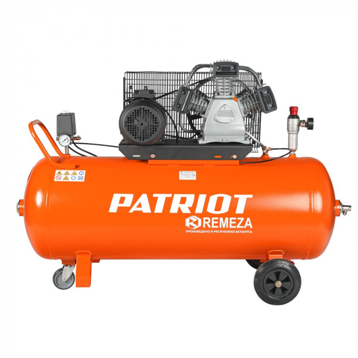 Компрессор ременной PATRIOT REMEZA СБ4​/​С-200LB40 (380В; 3000Вт; 200л; 580л​/​мин; 10бар; 140кг) (52030