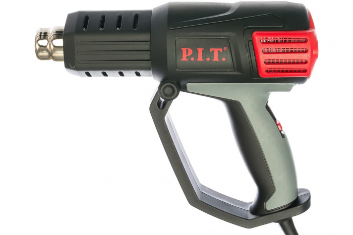 Фен строительный PIT PHG 2001-C PRO (2000Вт; 50-650°С; 250-500л​/​мин; 2, 1кг +кейс) (PHG 2001-C)
