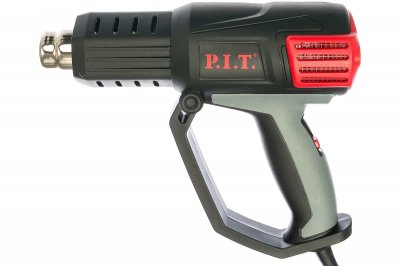 Фен строительный PIT PHG 2001-C PRO (2000Вт; 50-650°С; 250-500л​/​мин; 2, 1кг +кейс) (PHG 2001-C)