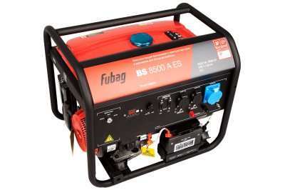 Генератор бензиновый FUBAG BS 8500 A ES (220в; 8, 0-8, 5кВт; бак 25л; 109кг) (838253)