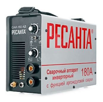 Сварочный инвертор РЕСАНТА САИ 180АД (MMA; 6, 5кВт; 10-180А; электрод 4, 0мм; 8кг) (65​/​16)
