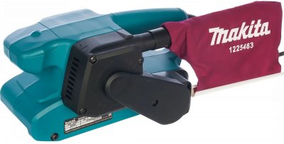 Шлифмашина ленточная сетевая MAKITA 9910 (650Вт; 76х457мм; 270м​/​мин; 2, 6кг)
