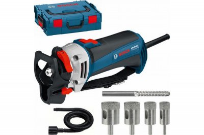 Фрезер BOSCH GTR 30 CE (700Вт; 15000-30000об​/​мин; 25мм; цанга 4-6, 35мм; 1, 5кг +кейс) (060160C000)