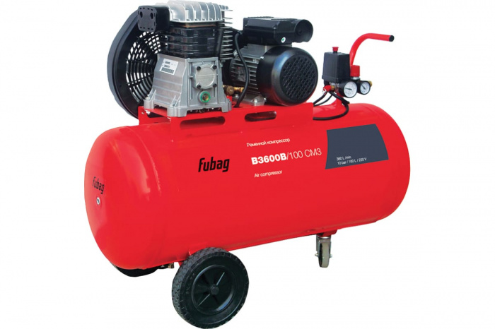Компрессор ременной FUBAG B3600B​/​100CM3 (2200Вт; 100л; 360л​/​мин; 10бар; 64кг) (61431372)