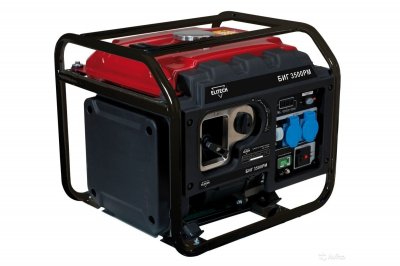 Генератор бензиновый инверторный ELITECH БИГ 3500РМ1 (220в; 3, 3-3, 5кВт; бак 9л; 37, 5кг) (185755)