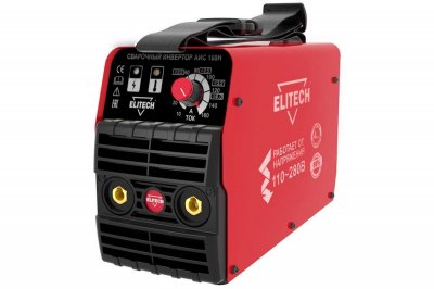 Сварочный инвертор ELITECH АИС 160Н (MMA+TIG; 4, 7кВт; 10-160А; электрод 4, 0мм; 3, 8кг) (181991)