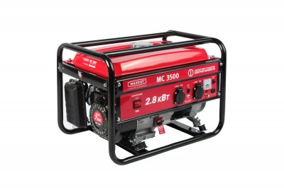 Генератор бензиновый MAXCUT МС3500 (220в; 2, 5-2, 8кВт; бак 15л; 39кг) (47103030)