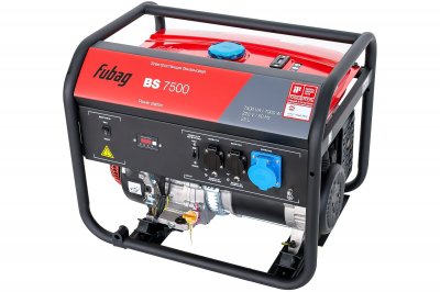 Генератор бензиновый FUBAG BS 7500 (220в; 7-7, 5кВт; бак 25л; 84кг) (838759)