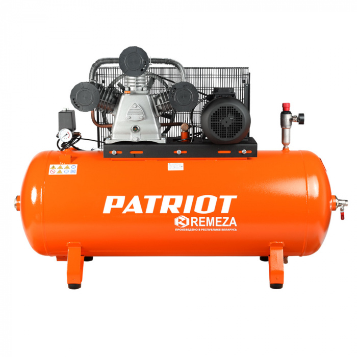 Компрессор ременной PATRIOT REMEZA СБ4​/​Ф-270LB75 (380В; 5500Вт; 270л; 880л​/​мин; 10бар; 195кг) (52030