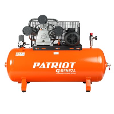 Компрессор ременной PATRIOT REMEZA СБ4​/​Ф-270LB75 (380В; 5500Вт; 270л; 880л​/​мин; 10бар; 195кг) (52030