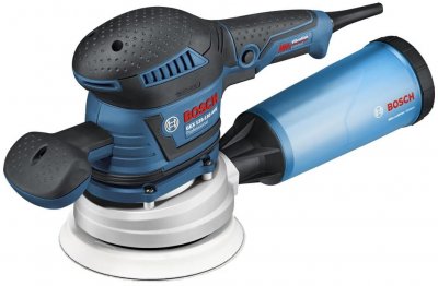 Шлифмашина эксцентриковая BOSCH GEX 125-150 AVE (125​/​150мм; 400Вт; 5500-12000об​/​мин; 2, 4кг) (0.601.3