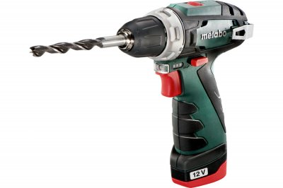 Акк дрель-шуруповерт METABO Powermaxx BS BASIC (12В; 2 АКБ; 2, 0Ач; 34Нм; 0, 8кг 0, 8кг; кейс) (6009845