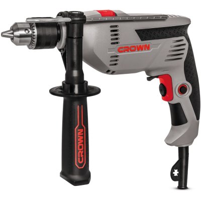 Дрель с ударом CROWN CT10129C (750Вт; БЗП 13мм; 2800об​/​м; 1, 9кг)
