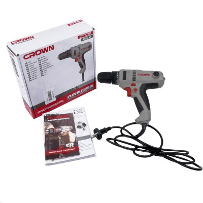 Шуруповерт CROWN CT10151 (230Вт; БЗП 10мм; 30Нм; 1600об​/​м; 1, 07кг)