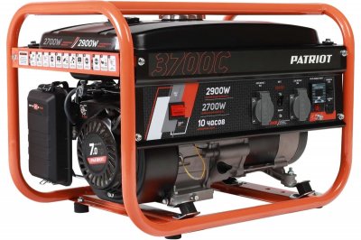 Генератор бензиновый PATRIOT GRS 3700С (230в; 2, 7кВт; бак 15л; 40кг) (476102101)