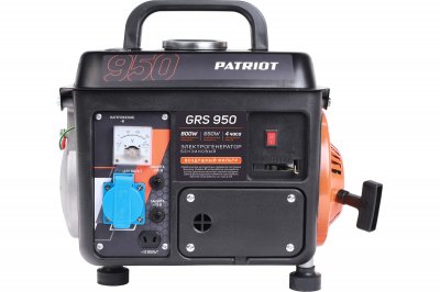 Генератор бензиновый PATRIOT GRS 950 (220в; 0, 8кВт; бак 4, 2л; 15, 4кг) (476102219)