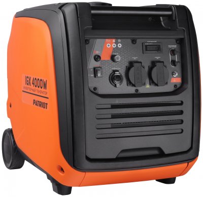 Генератор бензиновый инверторный PATRIOT iGX 4000 W (220в; 4, 0кВт; бак 12л; 41кг) (47112340)