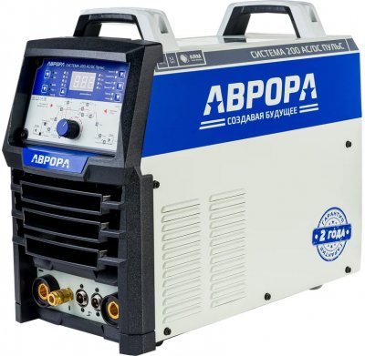 Сварочный инвертор AURORA СИСТЕМА 200 AC​/​DC ПУЛЬС (MMA+TIG; 4, 16кВт; 30-160А; 13, 5кг) (7332249)