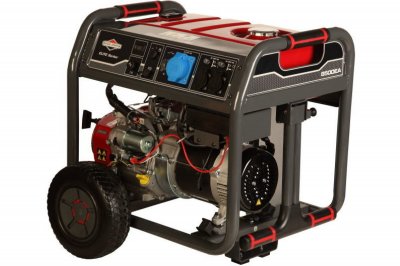 Генератор бензиновый BRIGGS&STRATTON Elite 8500EA (220в; 6, 5-8, 5кВт; бак 30л; 105кг)