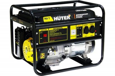 Генератор бензиновый HUTER DY8000L (220в; 6, 5-6, 5кВт; бак 25л; 91кг) (64​/​1​/​33)